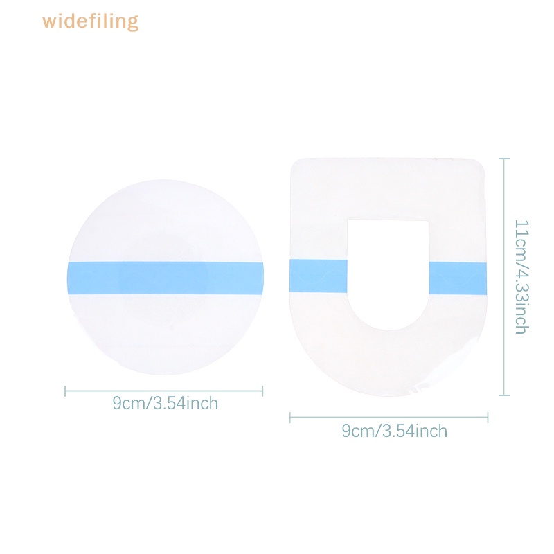 Set 10 Miếng Dán Cảm Biến CGM Trong Suốt Chống Thấm Nước