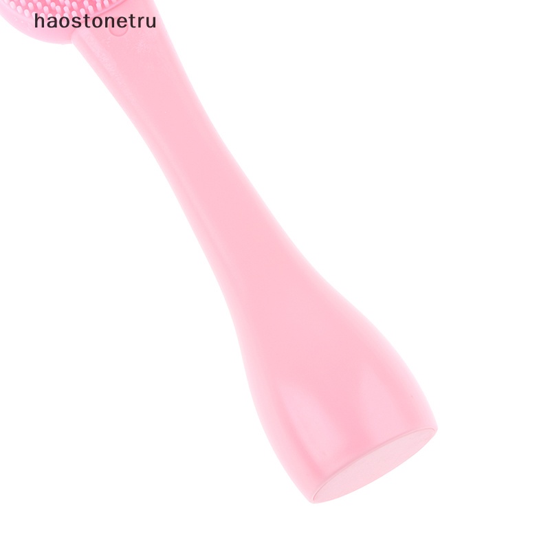 1 Bàn Chải Silicone Rửa Mặt Tẩy Tế Bào Chết Mát Xa Chăm Sóc Da