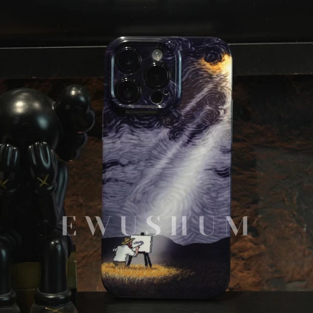 Ốp Điện Thoại In Hình Tranh Sơn Dầu Van Gogh 13iPhone Max Max 78111214Ốp Điện Thoại Họa Tiết Graffiti Độc Đáo Cho Apple Xnsjj