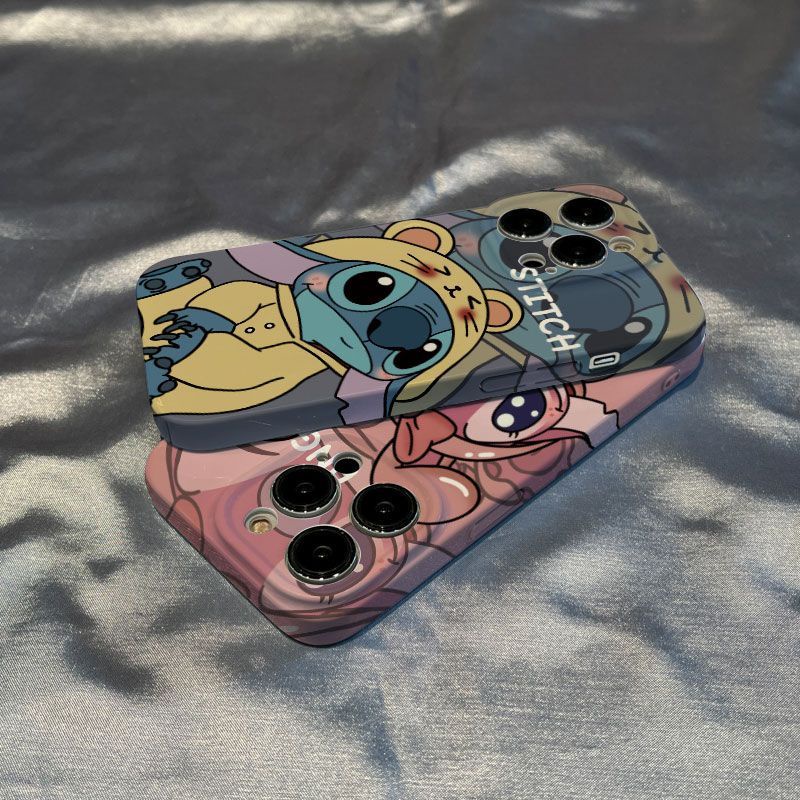 Ốp Điện Thoại Họa Tiết Hoạt Hình Stitch Dễ Thương Cho Iphone 1112 max 7iPhone13 8P14pro