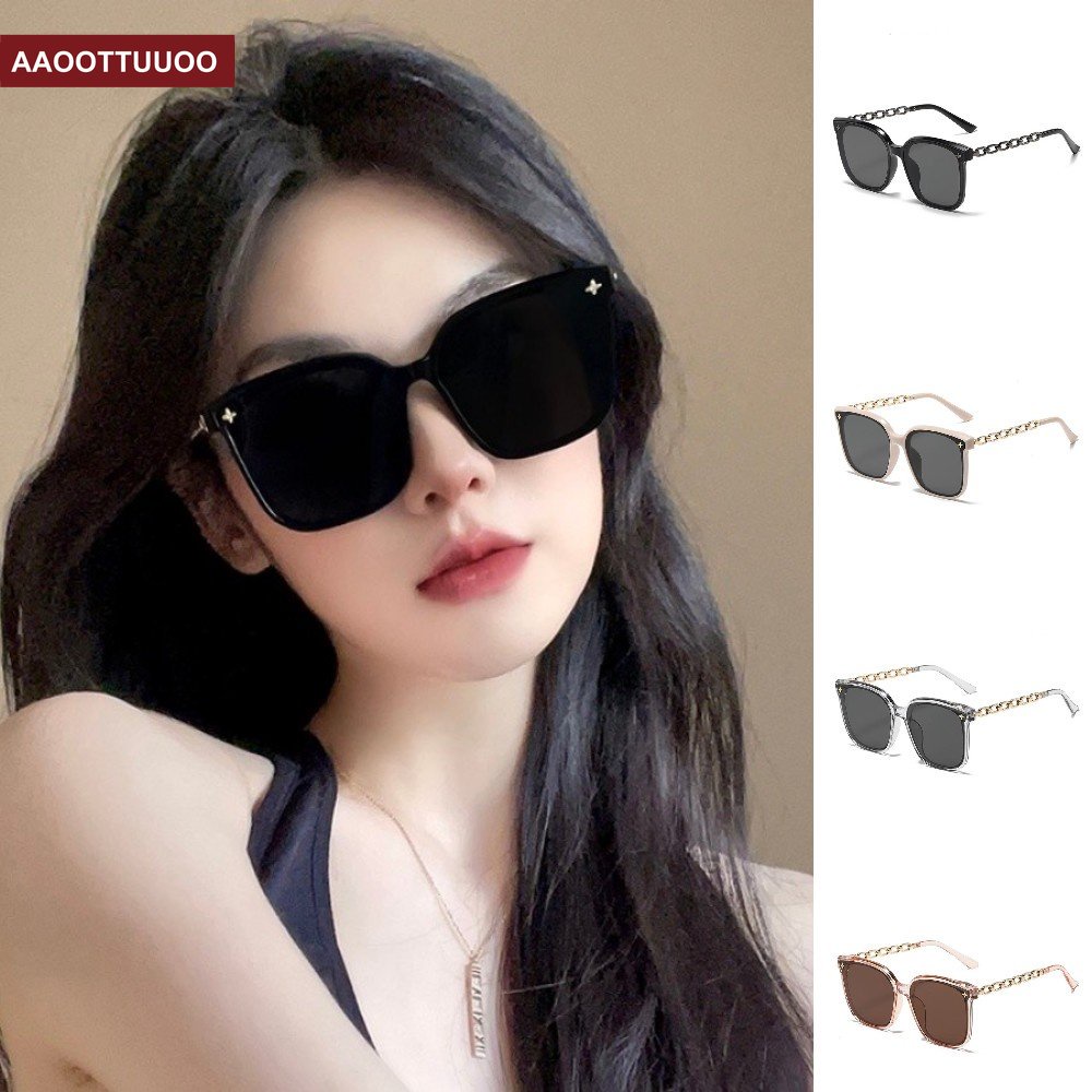 Kính Mát Phân Cực Chống Tia UV Gọng Lớn Thời Trang Mới Cho Nữ