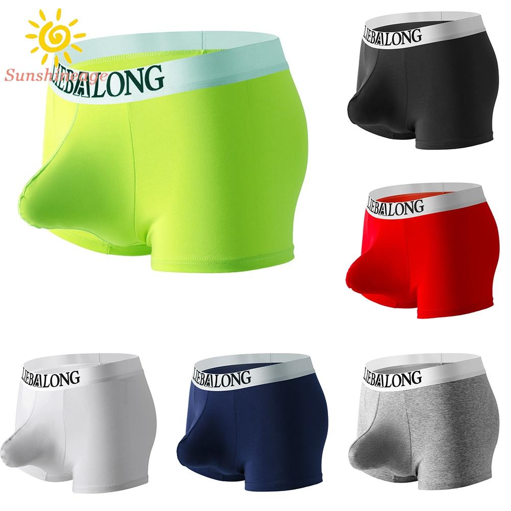 Quần LóT Boxer MàU Trơn MềM MạI Cho Nam