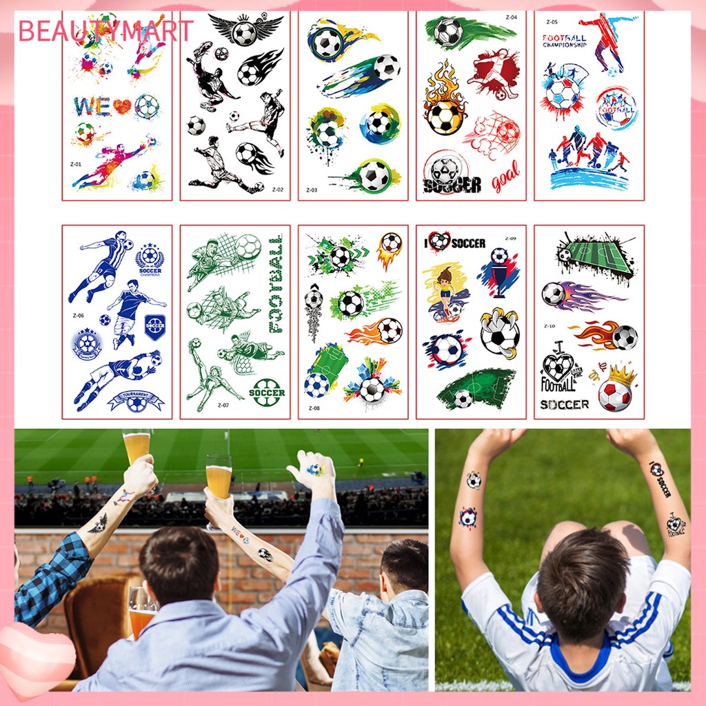 Bộ 10 Hình Xăm Dán Nhiều Kiểu Thân Thiện Với Môi Trường Chống Nước Chống Mồ Hôi Dễ Sử Dụng Cho Unisex