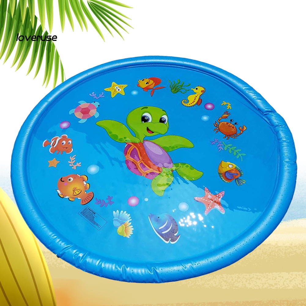 Đệm Nước Bơm Hơi Hình Rùa Biển Cho Bé Chơi Mùa Hè