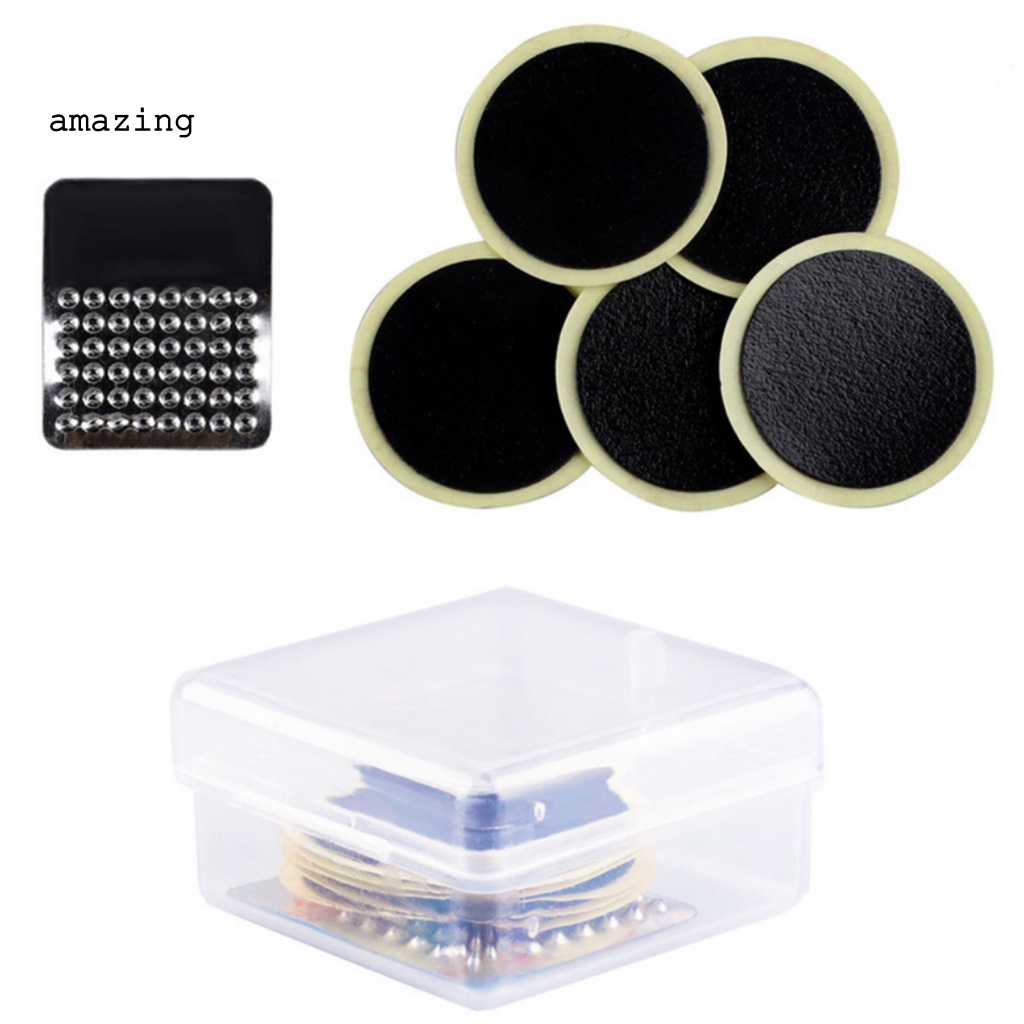 1 Bộ Miếng Vá Lốp Xe Trọng Lượng Nhẹ Kèm Hộp Đựng