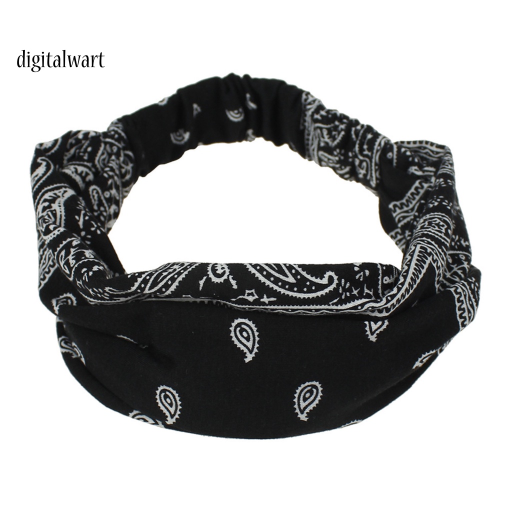 Kỹ Thuật Số| Băng Đô Hai Lớp In Họa Tiết Phong Cách Bohemian Dành Cho Nữ