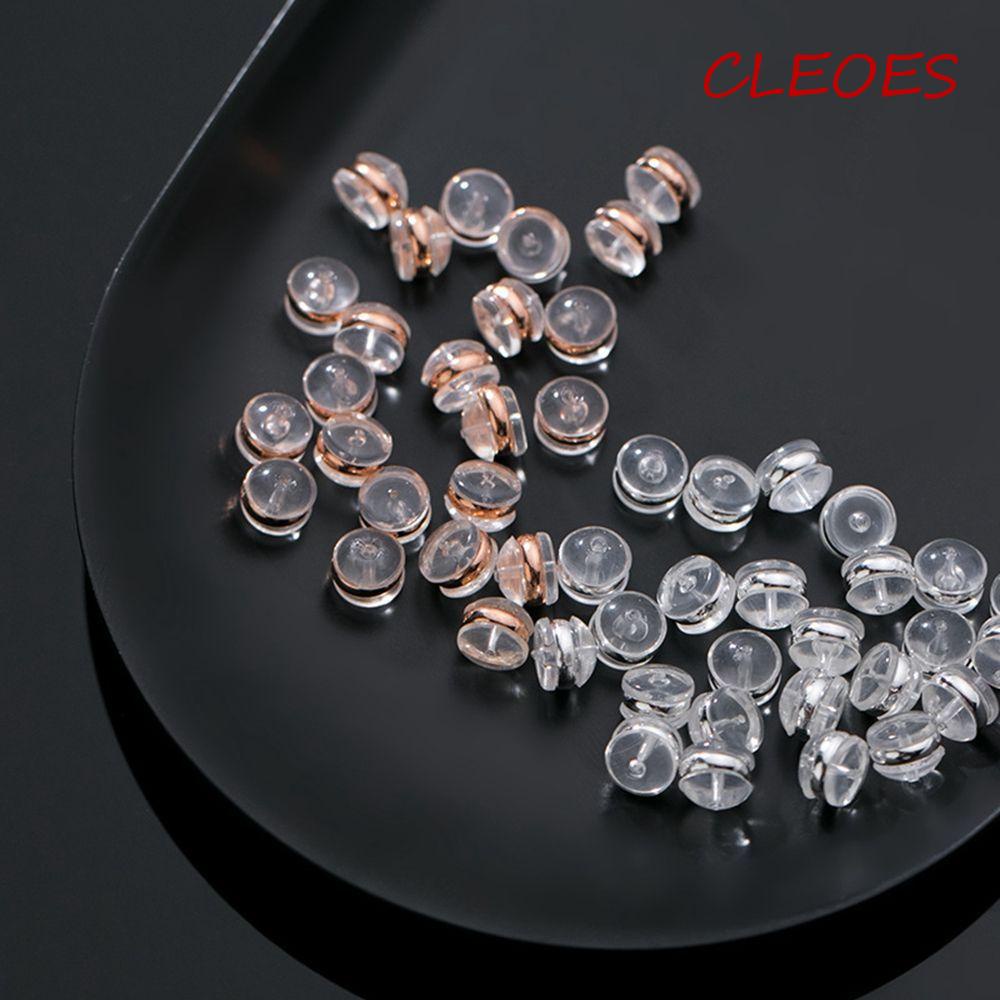 Set 20 Nút Chặn Bông Tai Mềm Mại DIY Tiện Dụng