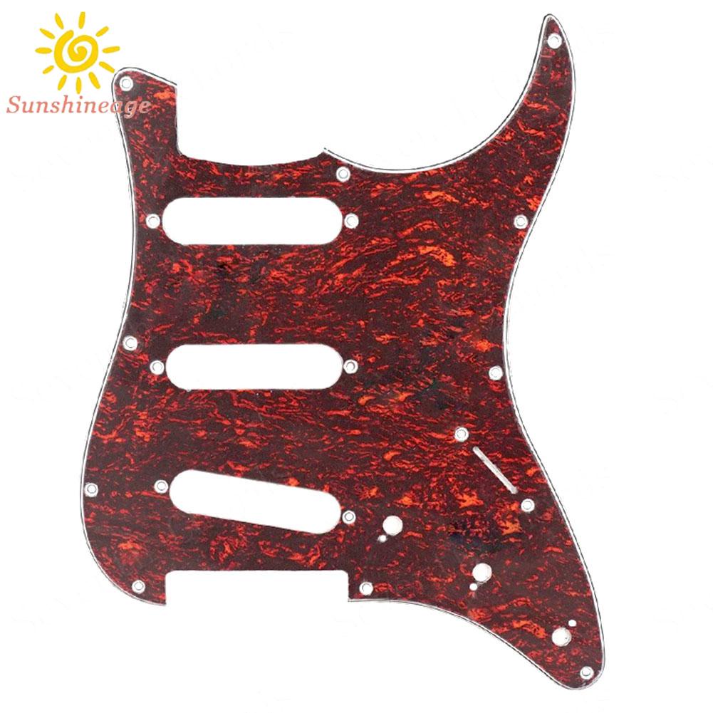 Miếng Gảy Đàn Guitar Celluloid 11 Lỗ Nhiều Màu Sắc