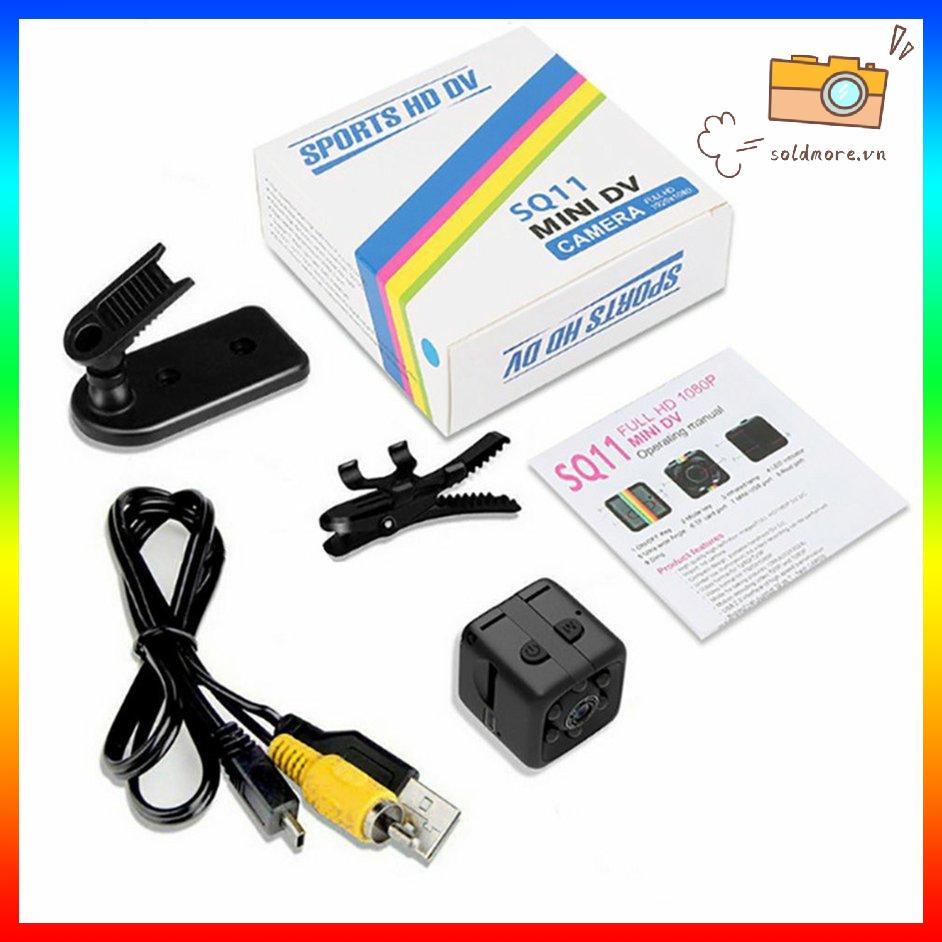 Camera gián điệp mini 1080P Camera ẩn Di động Nanny Cam với tầm nhìn ban đêm