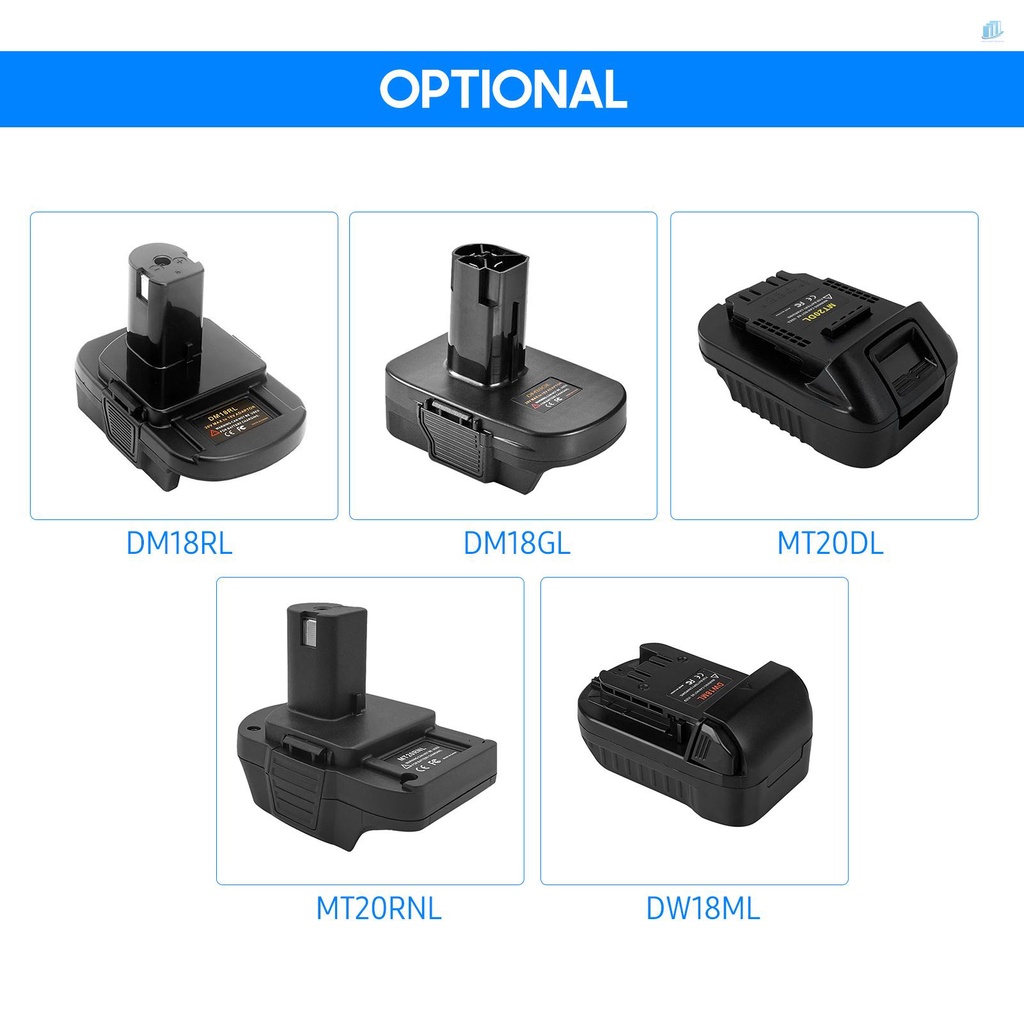 Thiết Bị Chuyển Đổi Pin Thông Minh Makita 18V-20V Sang Ryobi 18V
