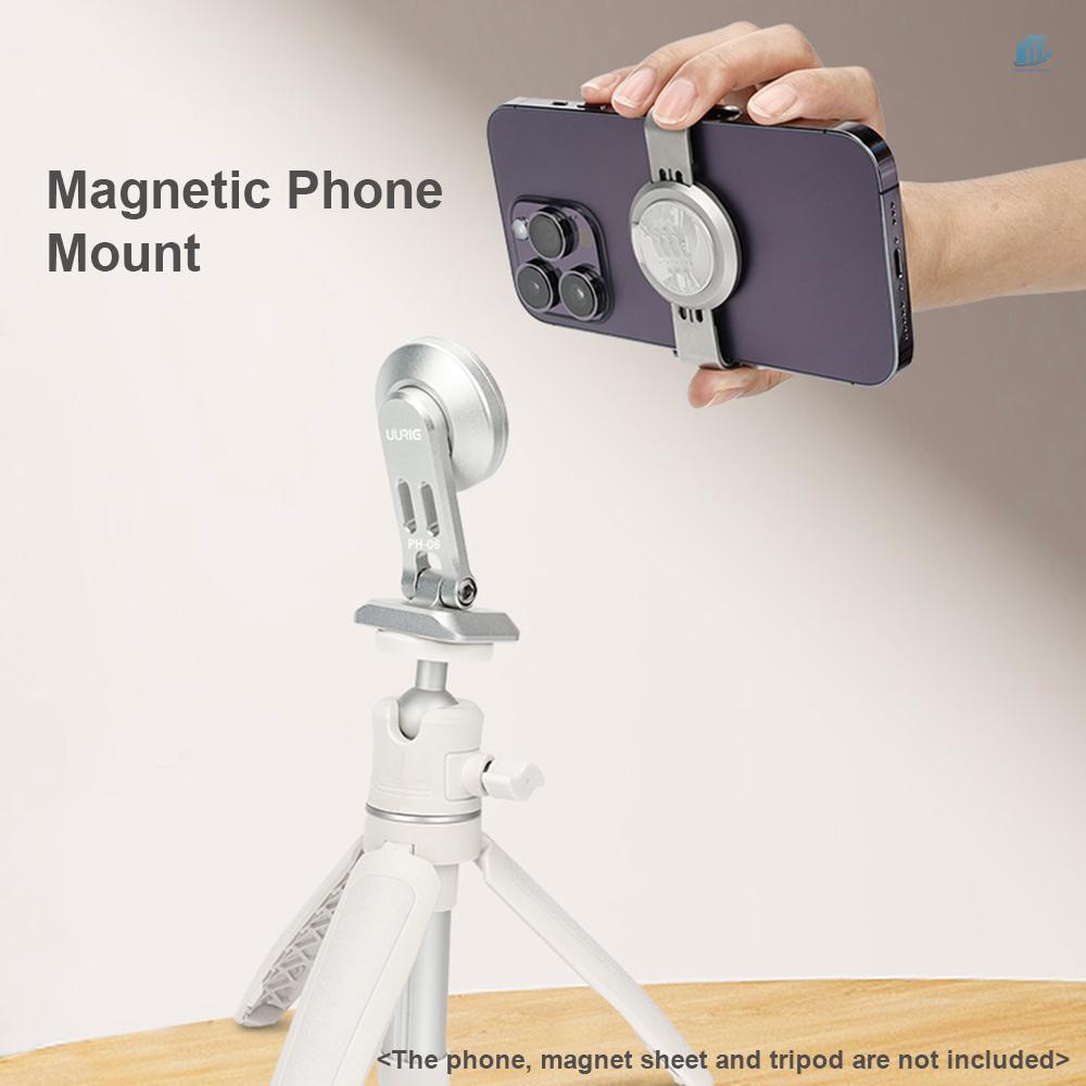 Giá Đỡ Điện Thoại Hít Nam Châm Bằng Hợp Kim Nhôm Cho iPhone 14 / 13 / 12 Urig PH-06