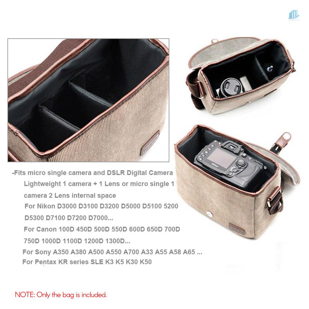 Túi Đeo Vai Đựng Máy Ảnh SLR / DSLR Phong Cách Cổ Điển