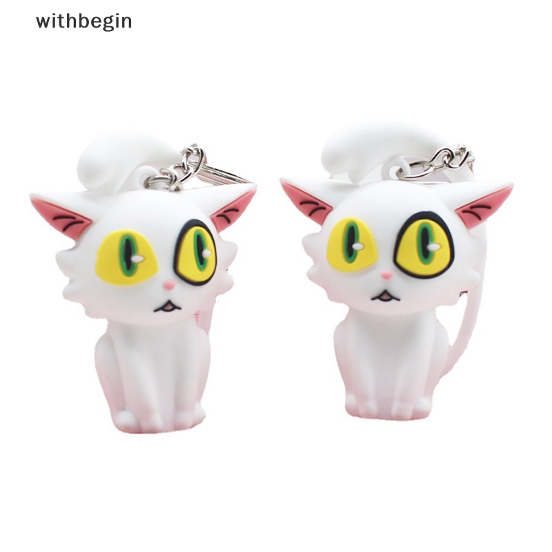 Vòng cổ / Móc Khóa Mặt Hình Mèo Hoạt Hình Mẫu 2023 Thời Trang Dành Cho Nữ