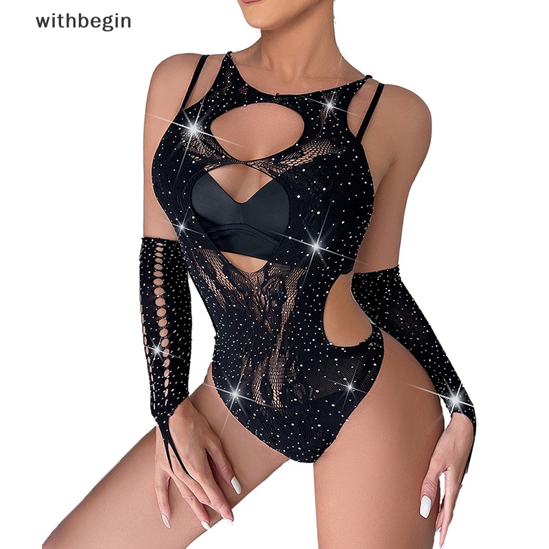 Áo Choàng Lưới Babydoll Đính Đá Quyến Rũ Free Size n