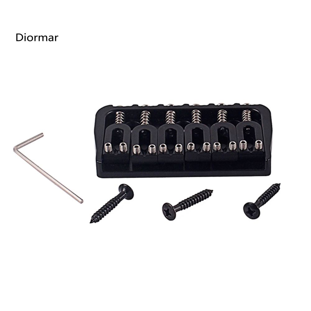 Cầu Đàn 6 Dây Di Động Bền Bỉ DIO GA890 6 Dây Màu Đen Cho Guitar Điện