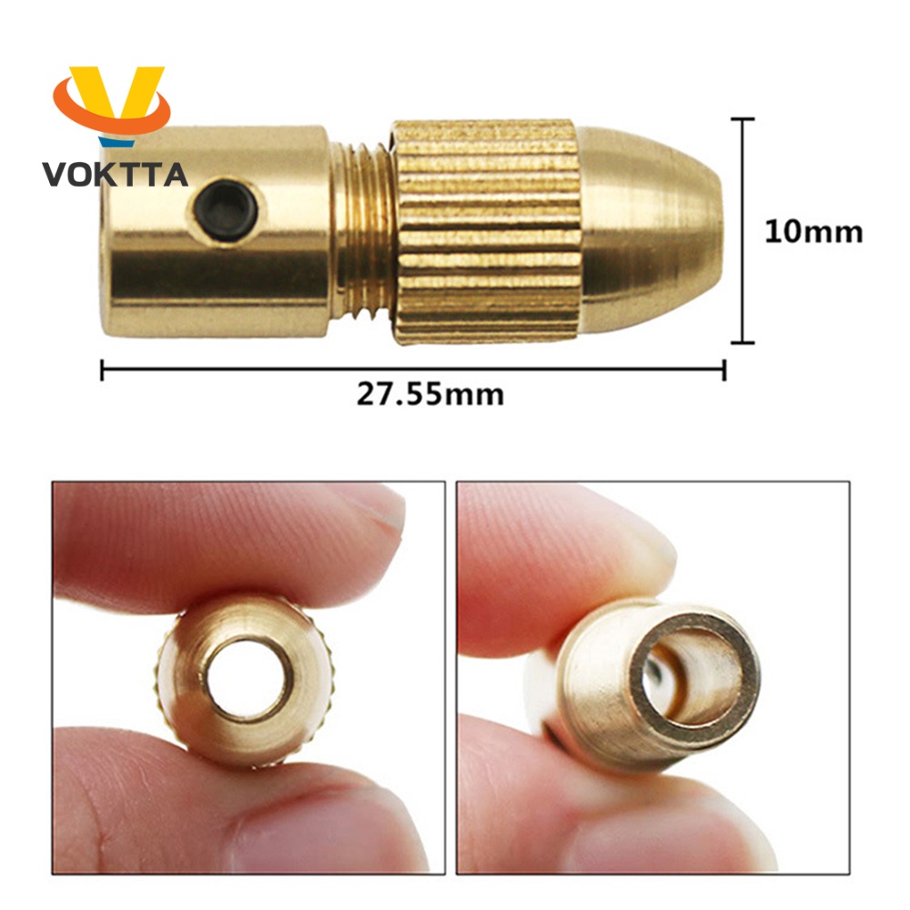 Bộ 7 món với đầu kẹp cố định mũi khoan điện trục động cơ mini 2/ 2.35/ 4.05/ 5.05mm 0.5-3.0mm