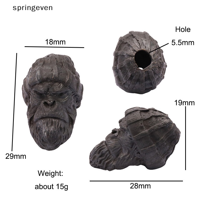 Springeven Mũ Len Bện Hình Đầu Khỉ Độc Đáo DIY