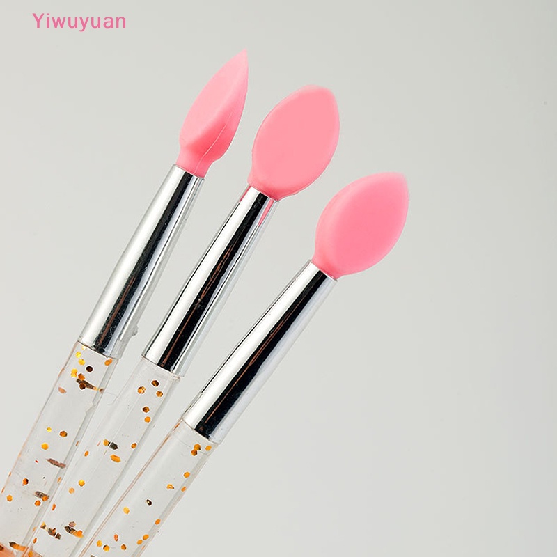 Set 10 Cọ Trang Điểm Mắt Môi Đầu Silicon Mềm Yiwuyuan
