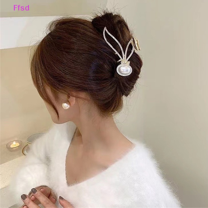 Kẹp Tóc Hình Cá Mập Đính Đá Bằng Kim Loại Cho Nữ 1 Cái