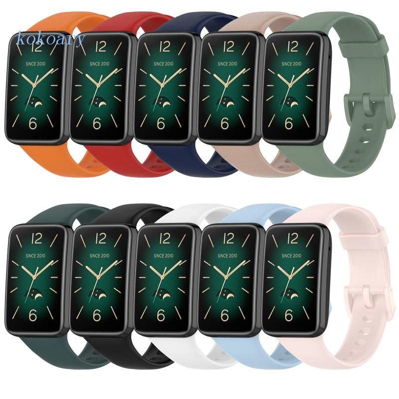 Dây Đeo Tay Bằng Cao Su Chống Nước Chống Mài Mòn Điều Chỉnh Được Cho Mi Band 7 Pro