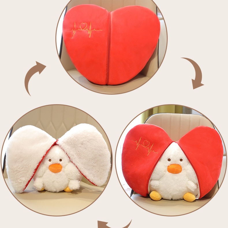 Thú Nhồi Bông Hình Trái Cây 2 Trong 1 Dễ Thương