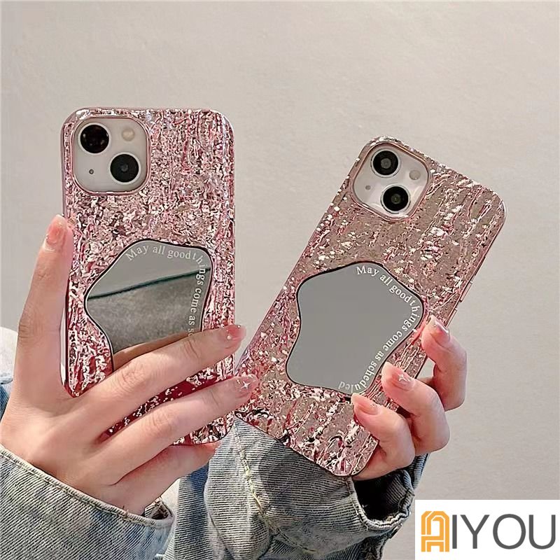 Ốp Điện Thoại Mặt Gương Sang Trọng Chống Sốc Cho iPhone 14 Pro MAX 13 12 11 Pro MAX 14