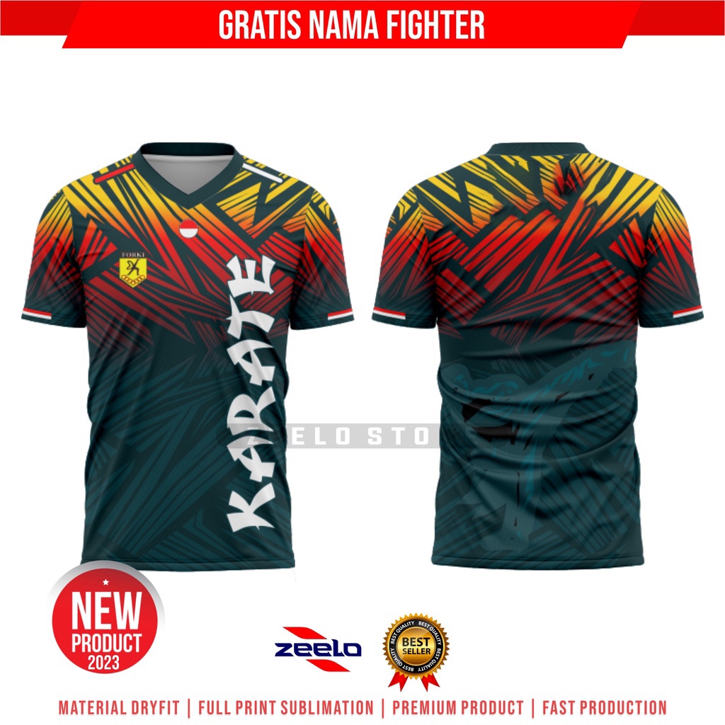 Áo Thun In Hình Toàn Bộ Karate 2023 Dành Cho Người Lớn & Trẻ Em