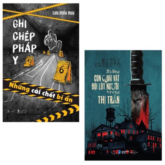 Combo 2q Ghi Chép Pháp Y - Những Cái Chết Bí Ẩn + Những Con Quái Vật Đội Lốt Người Trong Thị Trấn