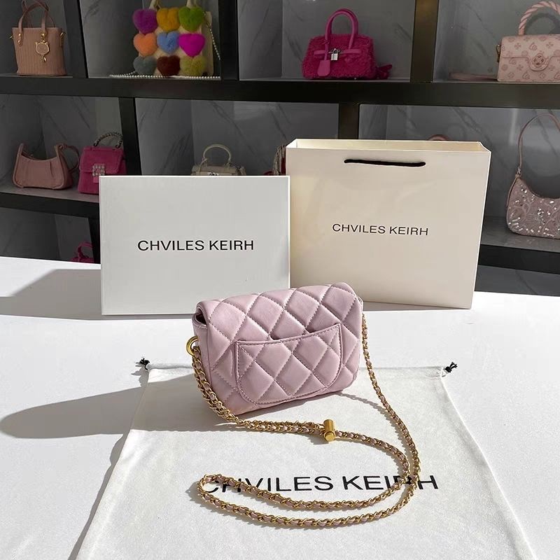 Túi Xách Đeo Vai Phối Dây Xích Đính Đá Thời Trang 2023 Dành Cho Nữ