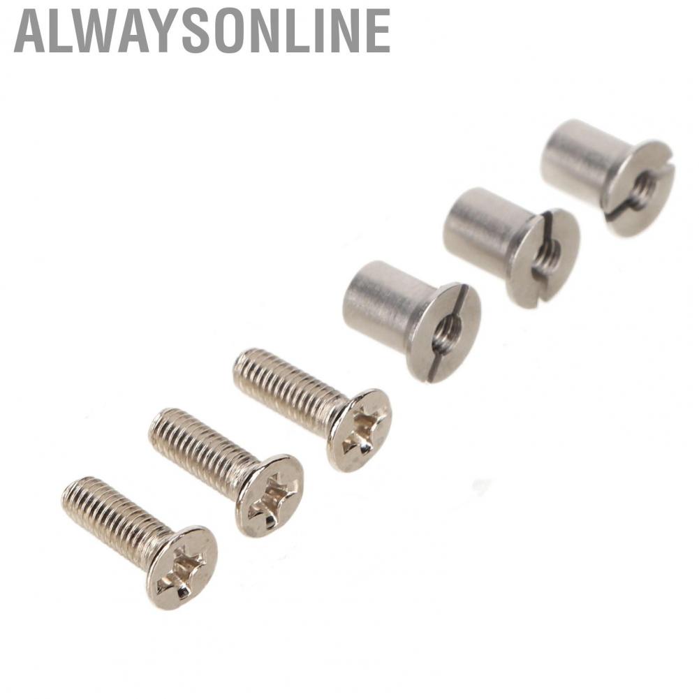 Alwaysonline Screw Set  3pcs High Hardness Universal Metal Trident for Reel To Tape Recorders