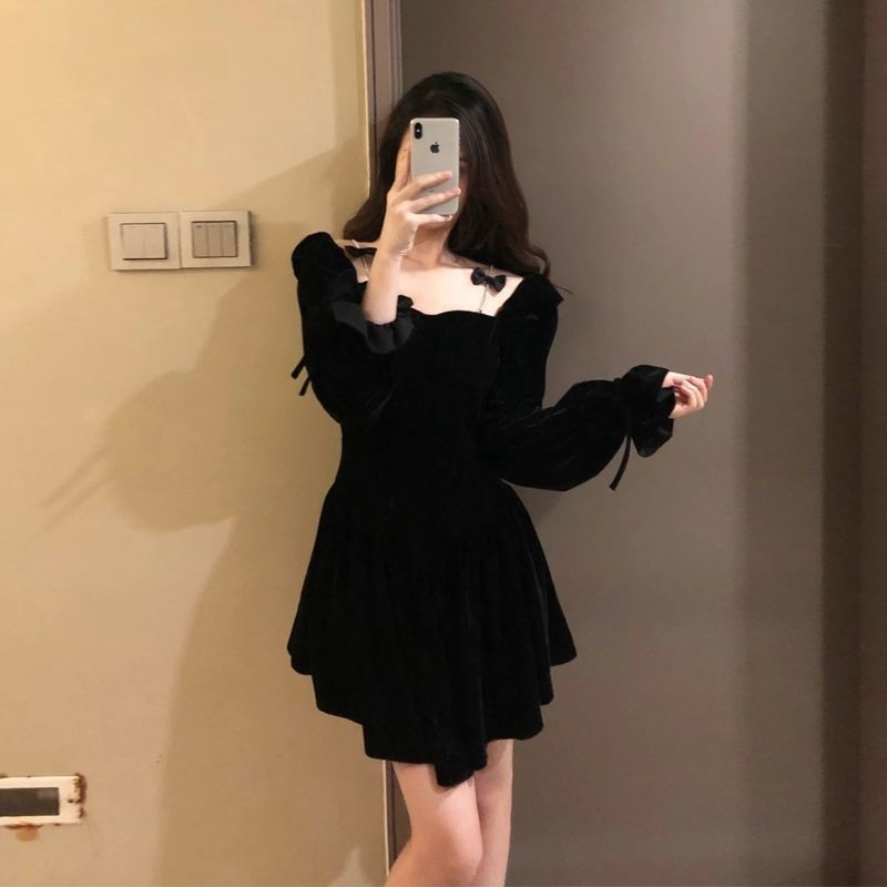 Beauty Váy Spice Girl Cá Tính, Màu Đen Qúy Phái Dành Cho Nữ Sinh