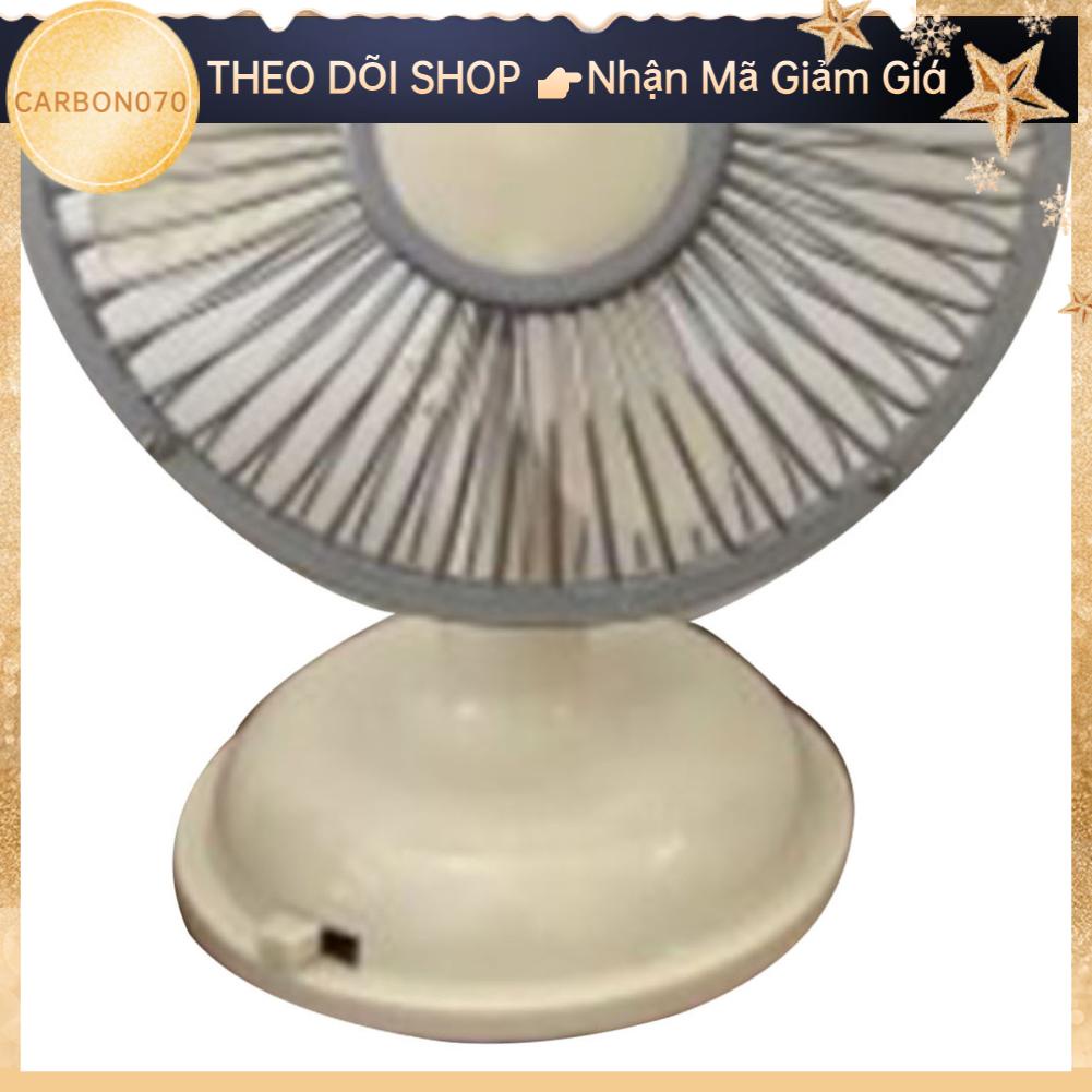 Carbon070 Màu Be Bạc 2 Gear Máy Tính Để Bàn Quạt Điện Sạc USB Tốc Độ Mini Cho Ký Túc Xá