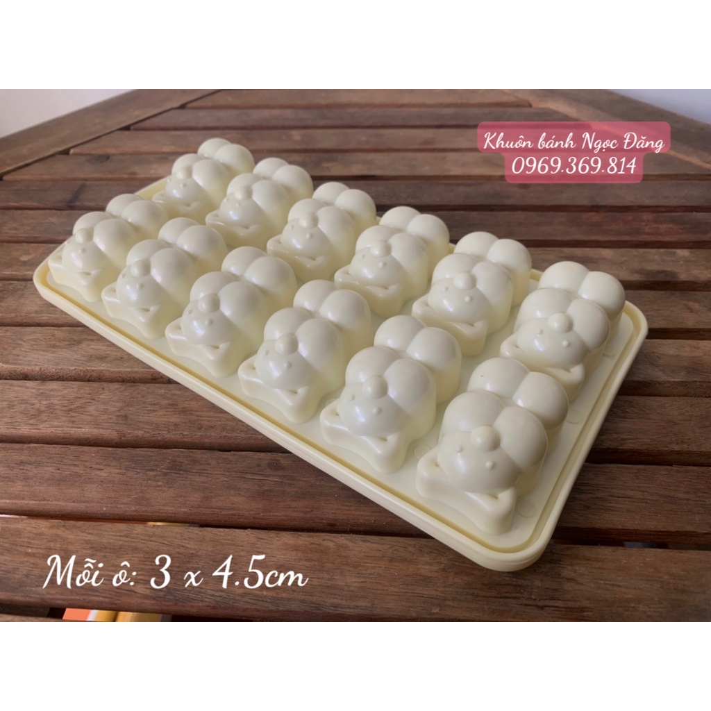 Mẫu khuôn râu câu khay đá NB - Hình đông vật