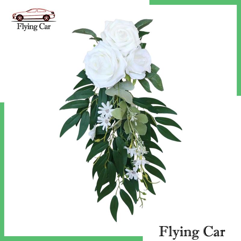 [Lzdjfmy2] Ghế Sau Làm Vườn Hoa Nhân Tạo Cho Ghế Ngồi / Bữa Tiệc / Đạo Cụ Chụp