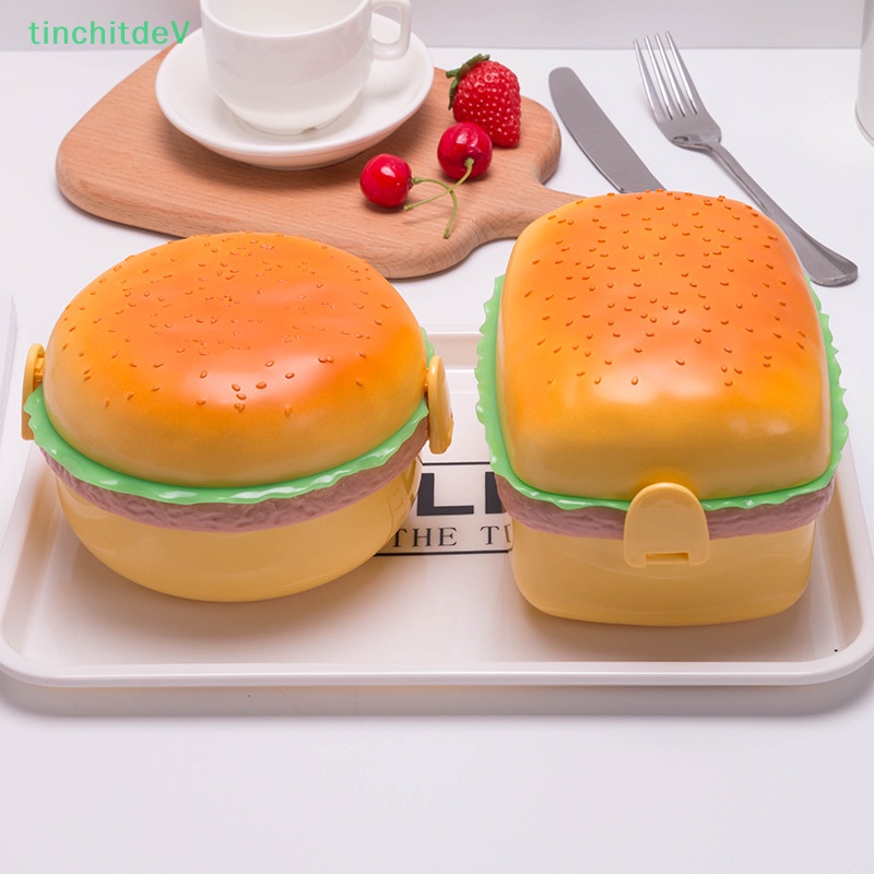 Hộp cơm Hình Hamburger Sáng Tạo