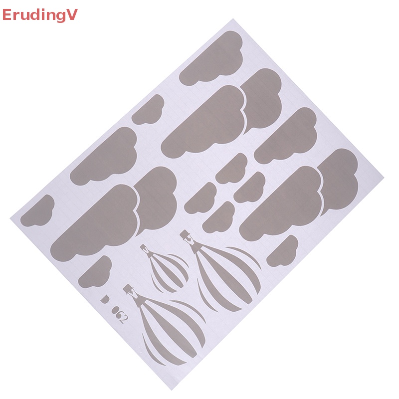 [ErudingV] Đề Can Dán Tường Hình Khinh Khí Cầu Đám Mây Lớn DIY Trang Trí Phòng Trẻ Em [Mới]