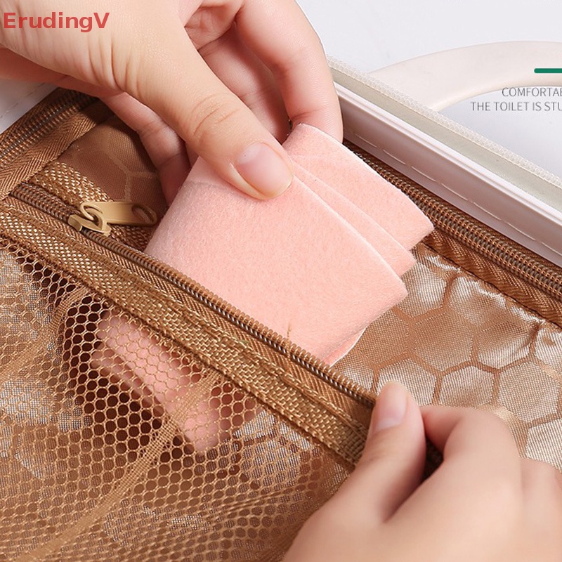 1 Cặp Miếng Lót Bồn Cầu Giữ Ấm Có Thể Giặt Tiện Lợi