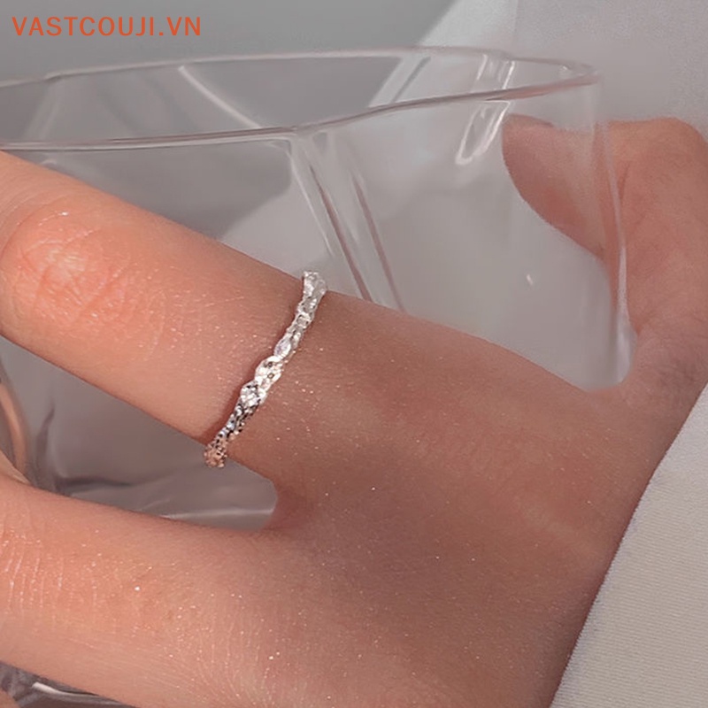 Nhẫn Hở Điều Chỉnh Được Thiết Kế Đơn Giản Cá Tính Hợp Thời Trang Cho Nữ