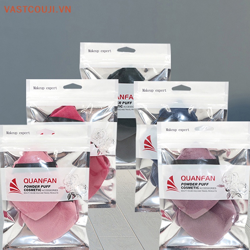 Set 2 Mút Trang Điểm Cotton Mini Hình Viên Kim Cương VN