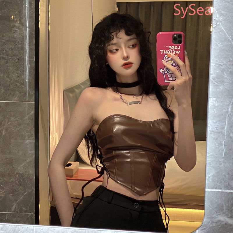 Áo Hai Dây Thiết Kế Không Đồng Đều Quyến Rũ Thời Trang Mùa Hè Dành Cho