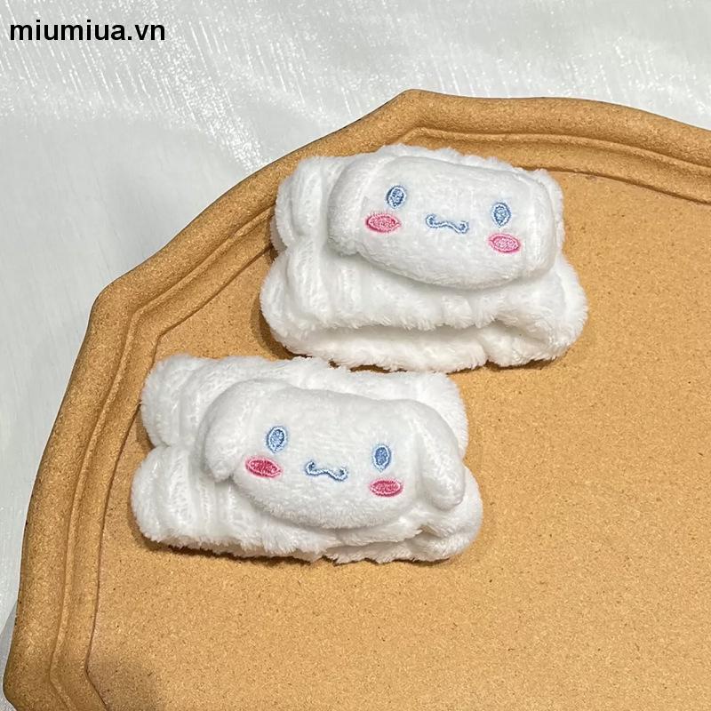 miumiuaSANRIO Băng đô đeo cổ tay co dãn thấm hút tốt phụ kiện rửa mặt chống tràn nước