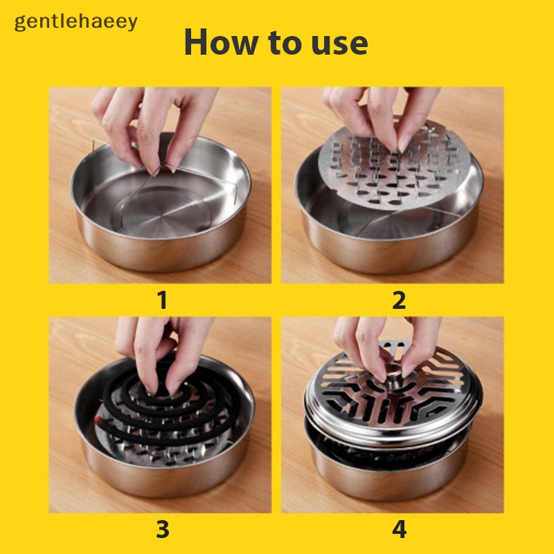 Giá Đỡ Nhang Muỗi Hình Tròn Bằng Thép Không Gỉ Tiện Dụng