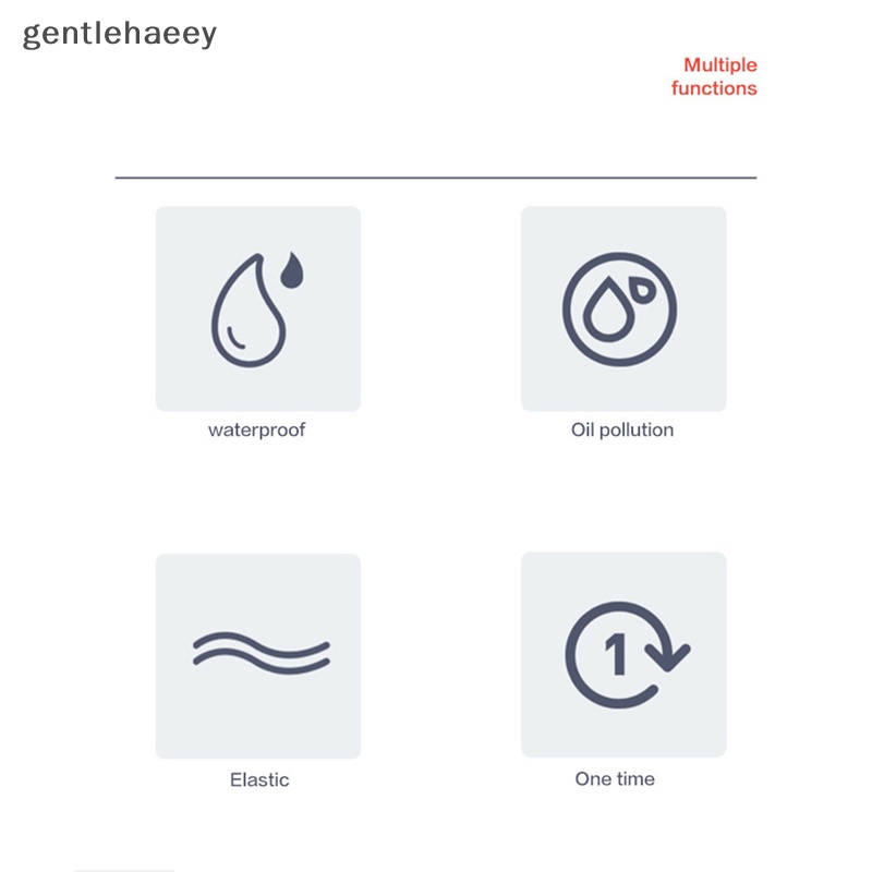 Set 100 Mũ Tắm Một Lần Trong Suốt Co Giãn Dùng Một Lần