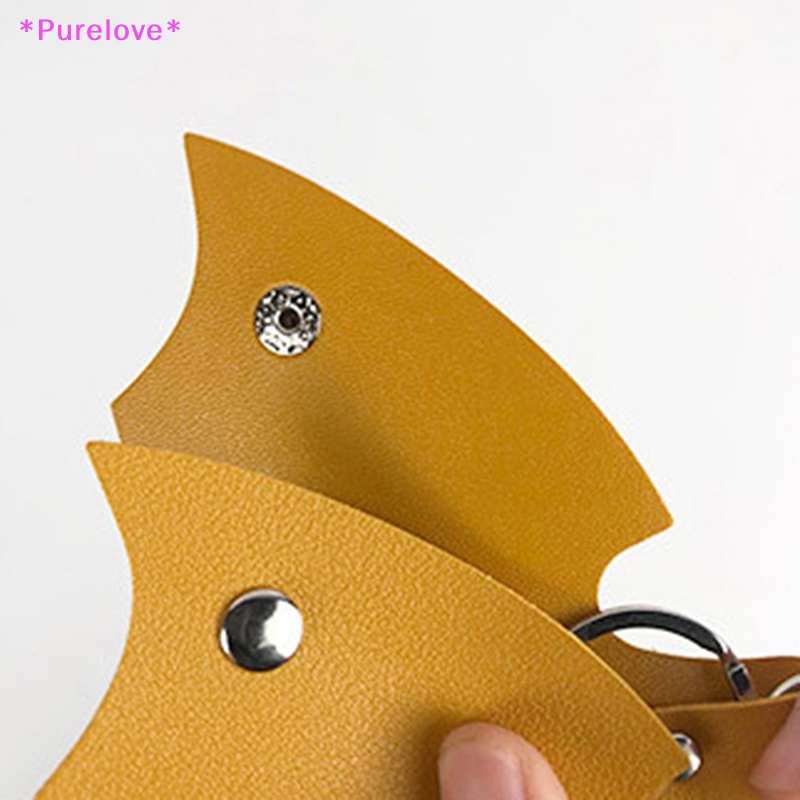 Ví Da Mini Đựng Chìa Khóa / Thẻ Tiện Dụng Cho Nam Nữ Mới