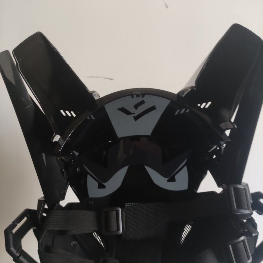 Mặt Nạ Cyberpunk Phát Quang Dùng Làm Đạo Cụ Chụp Ảnh