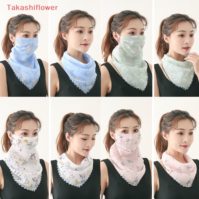 1 Khẩu Trang Chống Nắng Chống Bụi Bằng Lụa Cho Nữ (Takashiflower)