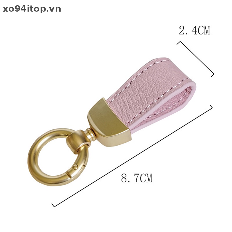 Xoitop Móc Khóa Da Cừu Thật Phong Cách Pháp Tinh Tế Cho Nữ VN