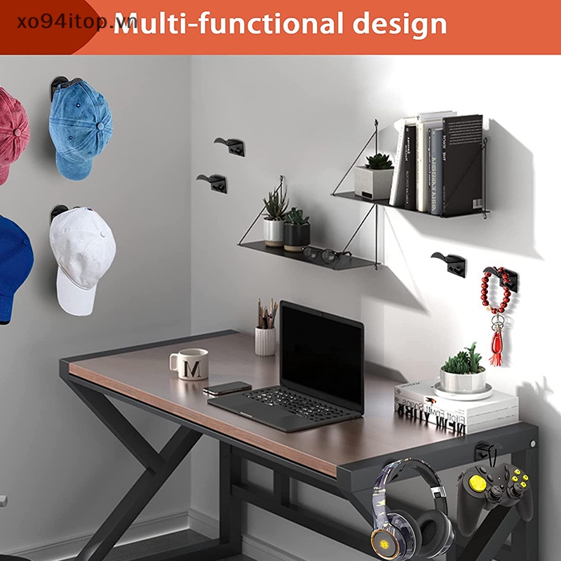 Set 2 Móc Treo Mũ Lưỡi Trai Gắn Tường Tiện Lợi