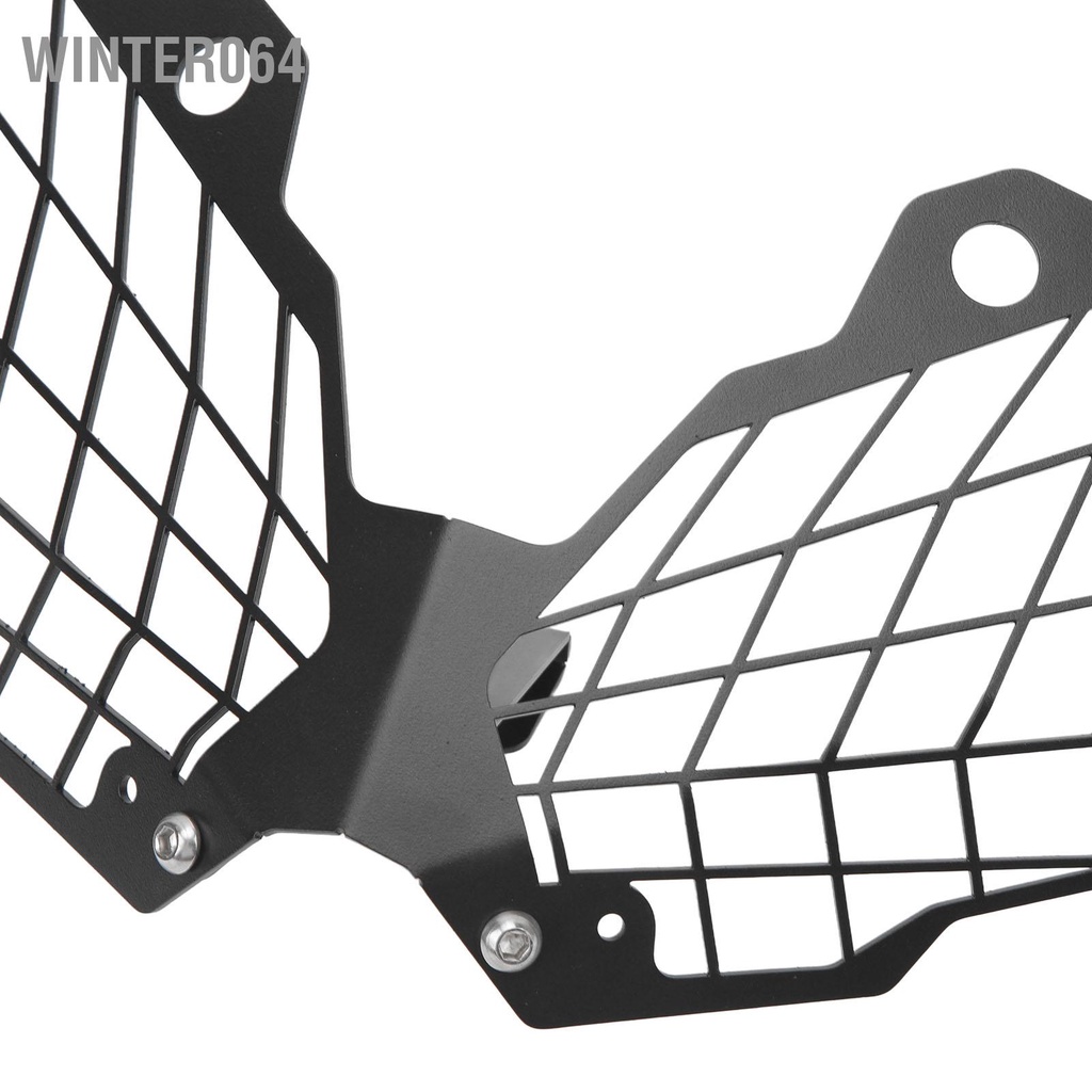 Winter064 Xe Máy Đèn Pha Bảo Vệ Nướng Đen Lưới Bao Da Thay Thế Cho Versys 650 300R 1000