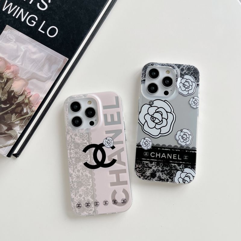 Ốp Điện Thoại Họa Tiết Ren Hoa Màu Trắng / Bạc Sang Trọng Cho iPhone 14Pro Max 13promax 12 11